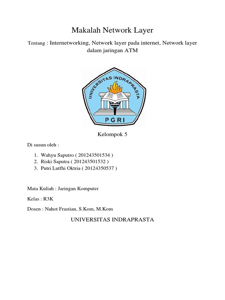 Fungsi dan Konsep Network Layer | PDF