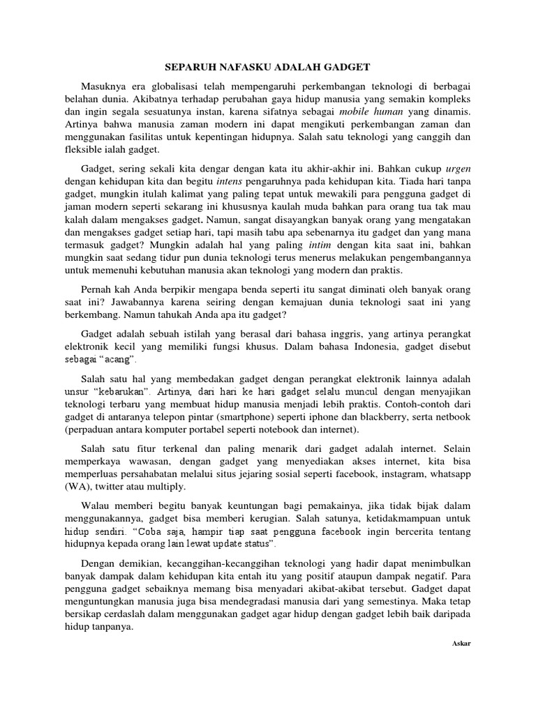 Contoh essay aku untuk indonesia 06 image