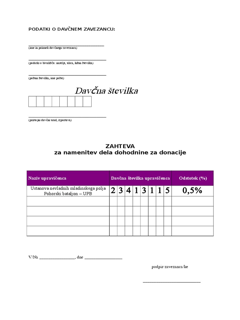 DohodninaObrazec UPB PDF