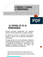 Máquinas Térmicas y Segunda Ley de La Termodinámica