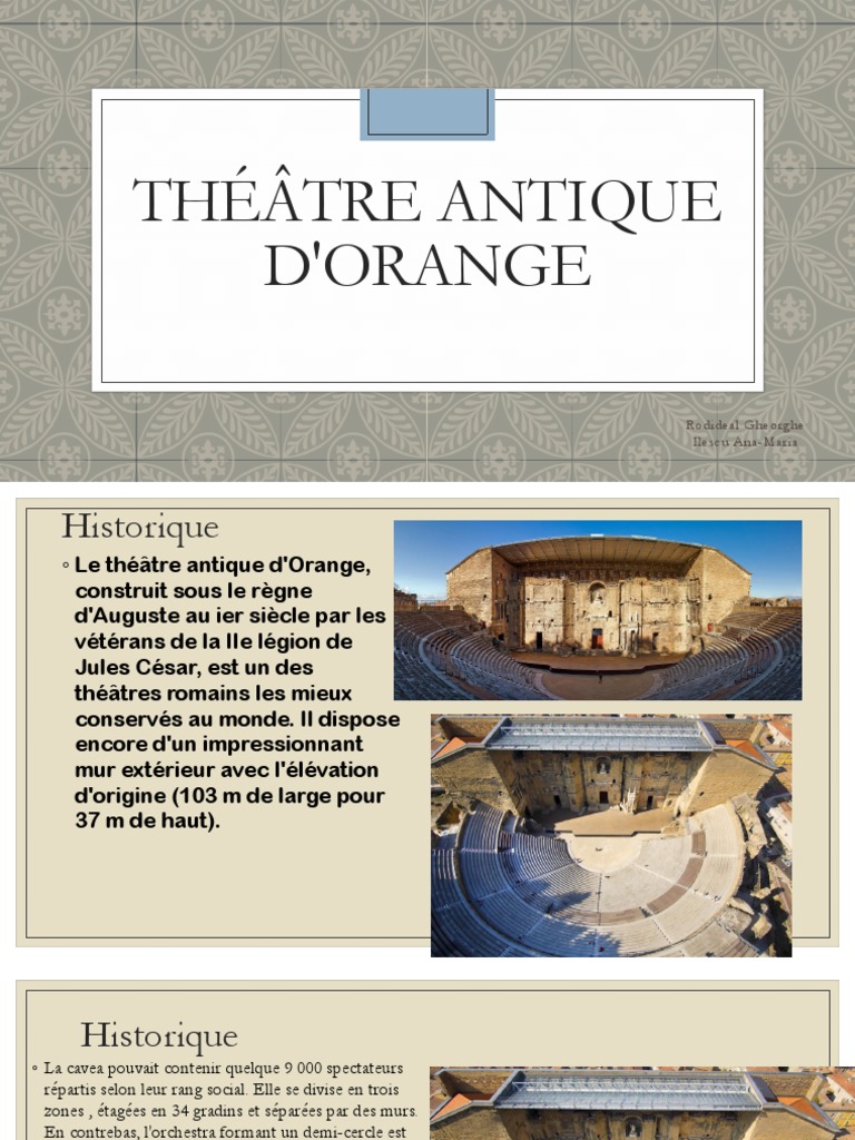 Theatre D'Orange | PDF | Conception architecturale | Architecture