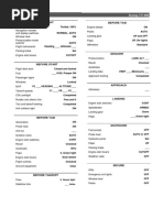 Boeing 737 NG Normal Checklist