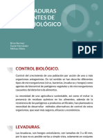 Control biológico de patógenos en alimentos mediante levaduras