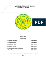 Cover Mukadimah Anggaran Dasar Muhammadiyah