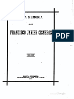 A La Memoria de Francisco Javier Cisneros, 1900, R. M. Merch