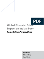 Global Financial Crisis: Impact On India's Poor: Some Initial Perspectives