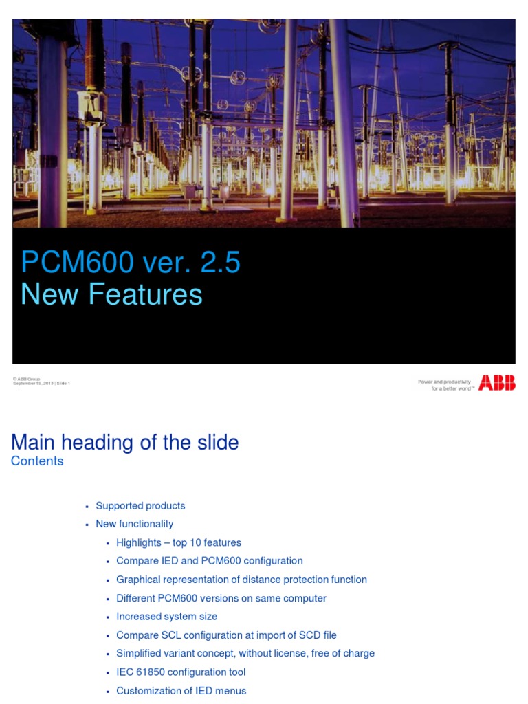 PCM600 2.5 New Features | PDF | Areas Of Computer Science | System Software