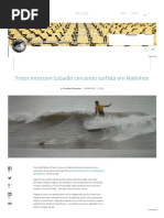 Fotos Mostram Quase Ataque de Tubarão Em Surfista de Matinhos