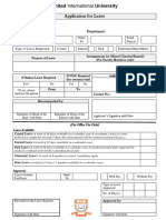 Uiu Leave Form General