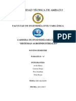 Proceso de escaldado del tomate UTA Ambato