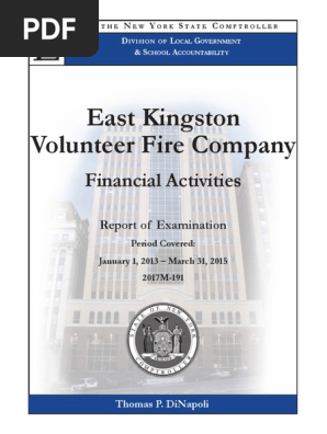East Kingston Fire Company Audit