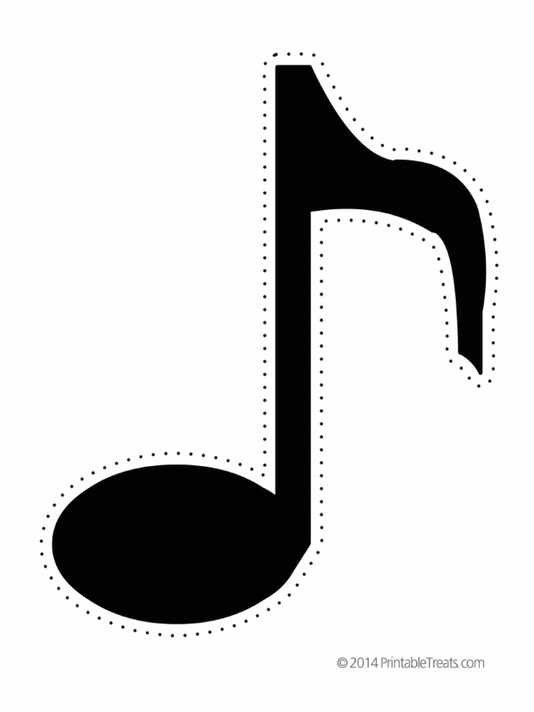 Free Printable Music Notes Templates