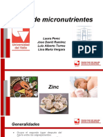 Déficit de micronutrientes