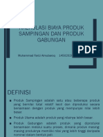 Kalkulasi Biaya Produk Sampingan Dan Produk Gabungan