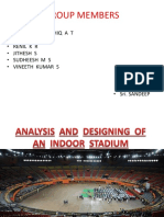 Analysis and Designing of An Indoor Stadium