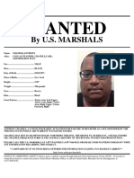 Anthony Crandley Wanted by U.S. Marshals