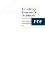 Estructura y Programa de Orientación 2016