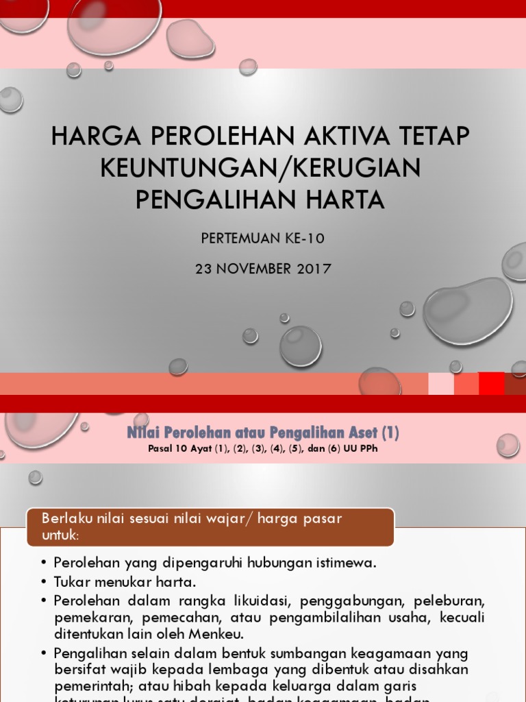 Pertemuan Ke 10 Harga Perolehan Aktiva Tetap Pdf