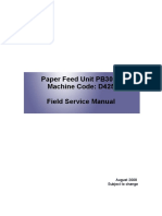 Paper Feed Unit PB3070 Machine Code: D425 Field Service Manual