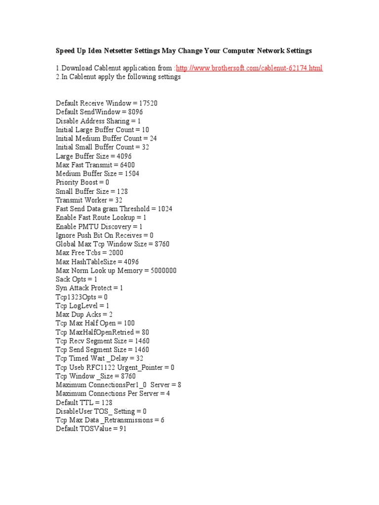 Net Speed | PDF