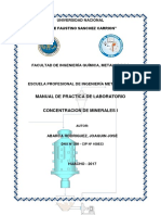 Practica de Concentracion de Minerales i2017