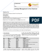 Process Safety Knowledge Management in The Chemical Process Industry