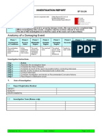 Safety Investigation Report