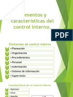 Elementos y Características Del Control Interno - UAC