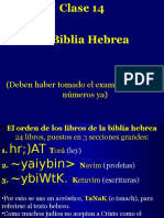 Clase 14  LaBiblia hebrea (1).ppt