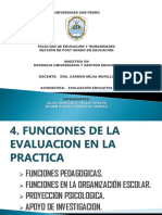 Funciones de La Evaluacion