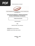 Monografía Sobre Los Tratados Internacionales
