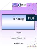 RF PCB Design: Henry Lau Lexiwave Technology, Inc