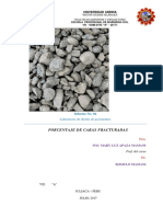 Informe de Caras Fracturadas ( Imprecion