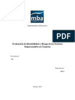 Evaluación Sectores Empresariales - Islas Canarias - 2017