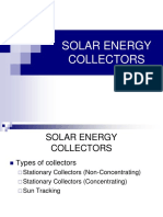 Solar Energy Collectors