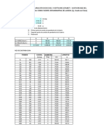 Datos para El Trabajo Aplicativo en Excel y Software PDF