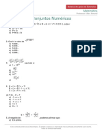 Materialdeapoioextensivo Matematica Exercicios Conjuntos Numericos