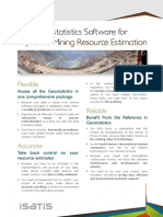 Geovariances Geostats Software For Improved Resource Estimation