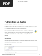 Python - Lists Vs PDF