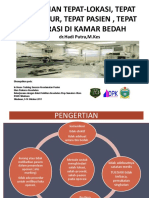 Kepastian Tepat Lokasi Tepat Prosedur Tepat Pasien