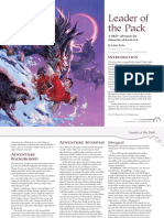 Leader of The Pack: A D&D Adventure For Characters of Levels 4-6