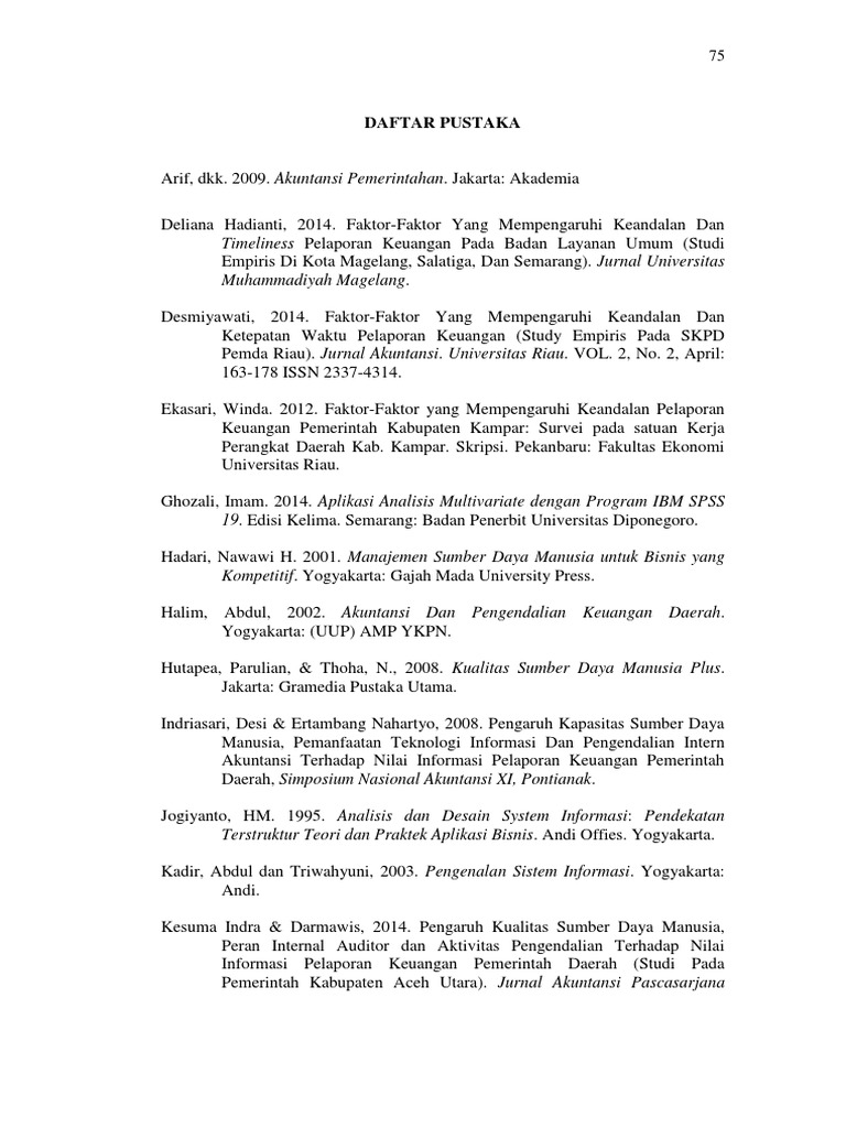 Daftar Pustaka