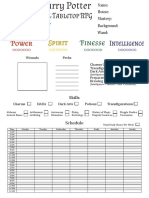 Character Sheet