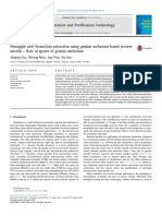 Separation and Puri Fication Technology: Articleinfo