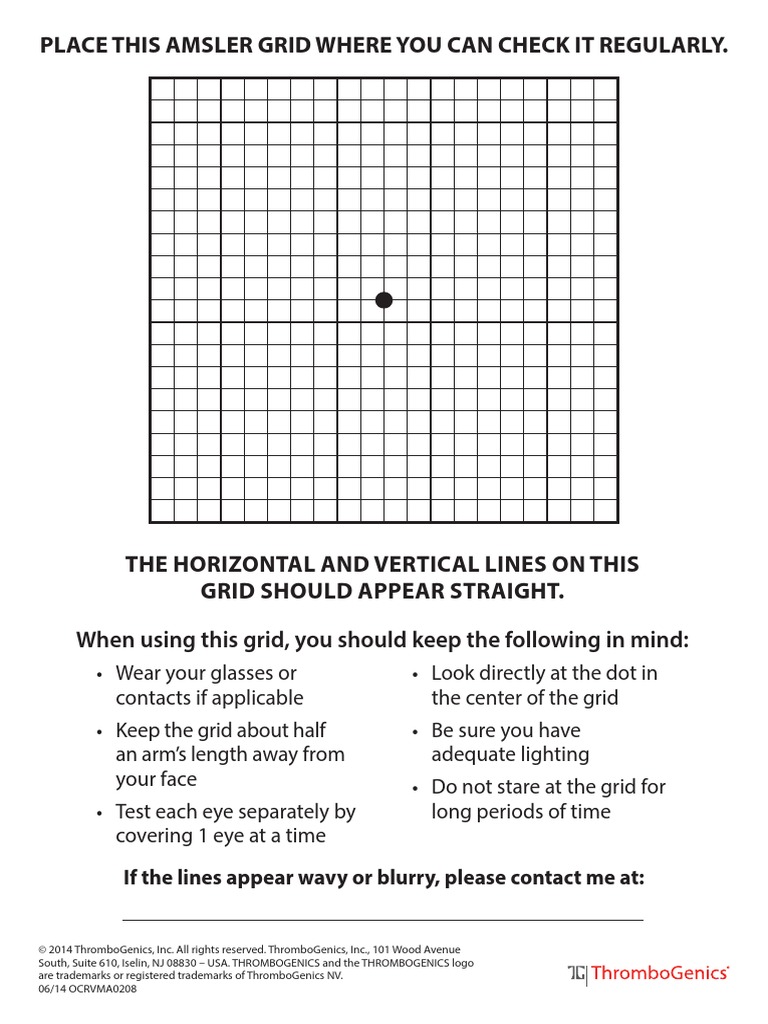 Amsler Grid PDF PDF