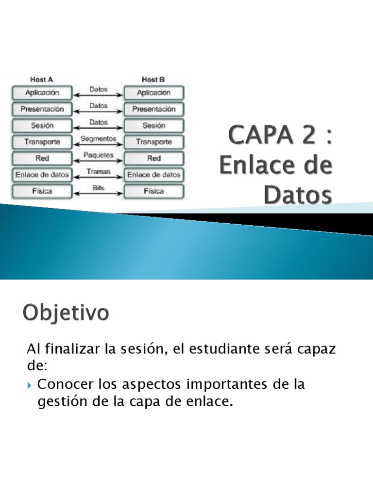 Funciones de la Capa 2 del Modelo OSI | PDF | Estándares de red ...
