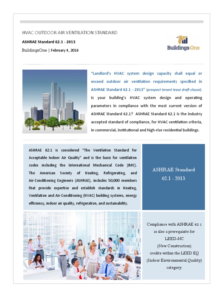ASHRAE 62.1 Outdoor Air Requirements | PDF | Ventilation (Architecture ...