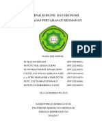 Dampak Korupsi Dan Ekonomi Terhadap Pertahanan Keamanan