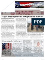Target Employees Visit Rough Riders at PCMS: Commander's Corner