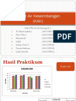 Kadar Air Keseimbangan